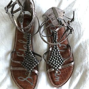 Sam Edelman. Style ginger sandals. Bronze colored.